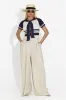 Pantaloni dama casual bej Miyana Bogas sold by bogas