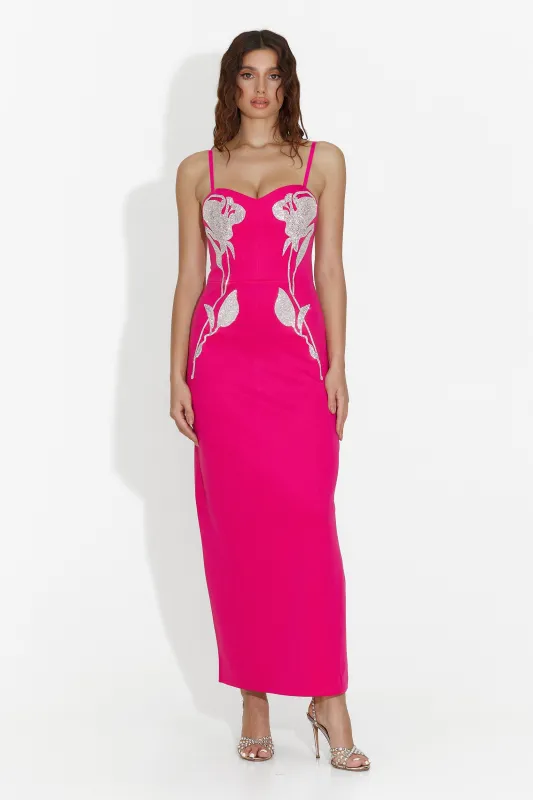 Rochie dama medie fucsia Helena Bogas sold by bogas