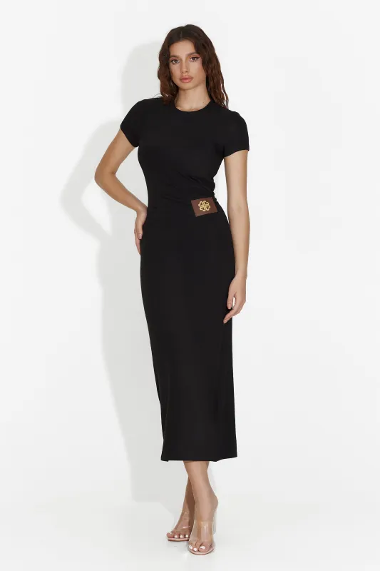 Rochie dama medie neagra Harmoni Bogas sold by bogas