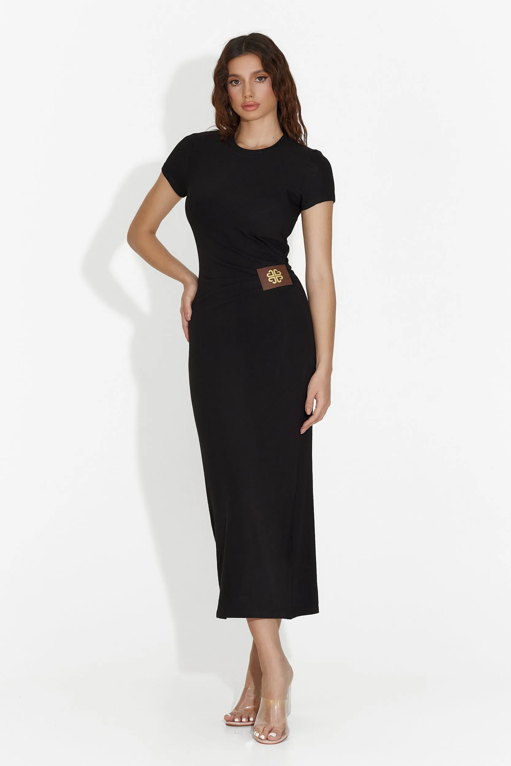 Rochie dama medie neagra Harmoni Bogas sold by bogas