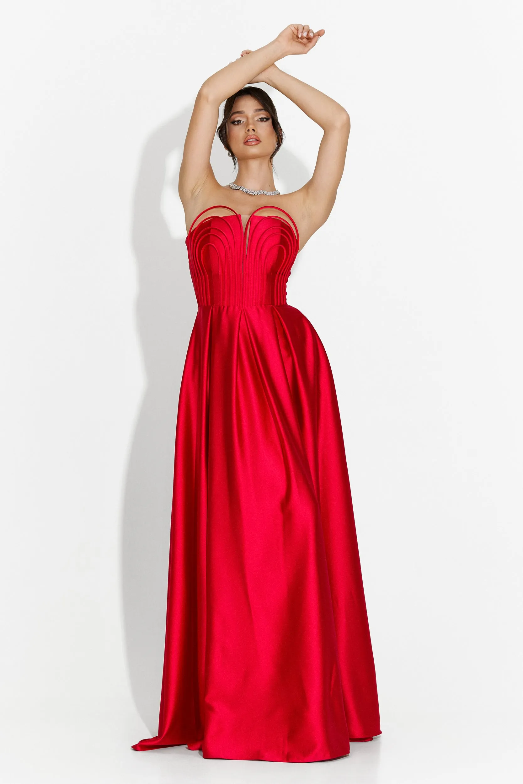 Rochie dama lunga rosie Carlena Bogas sold by bogas product image thumbnail 4