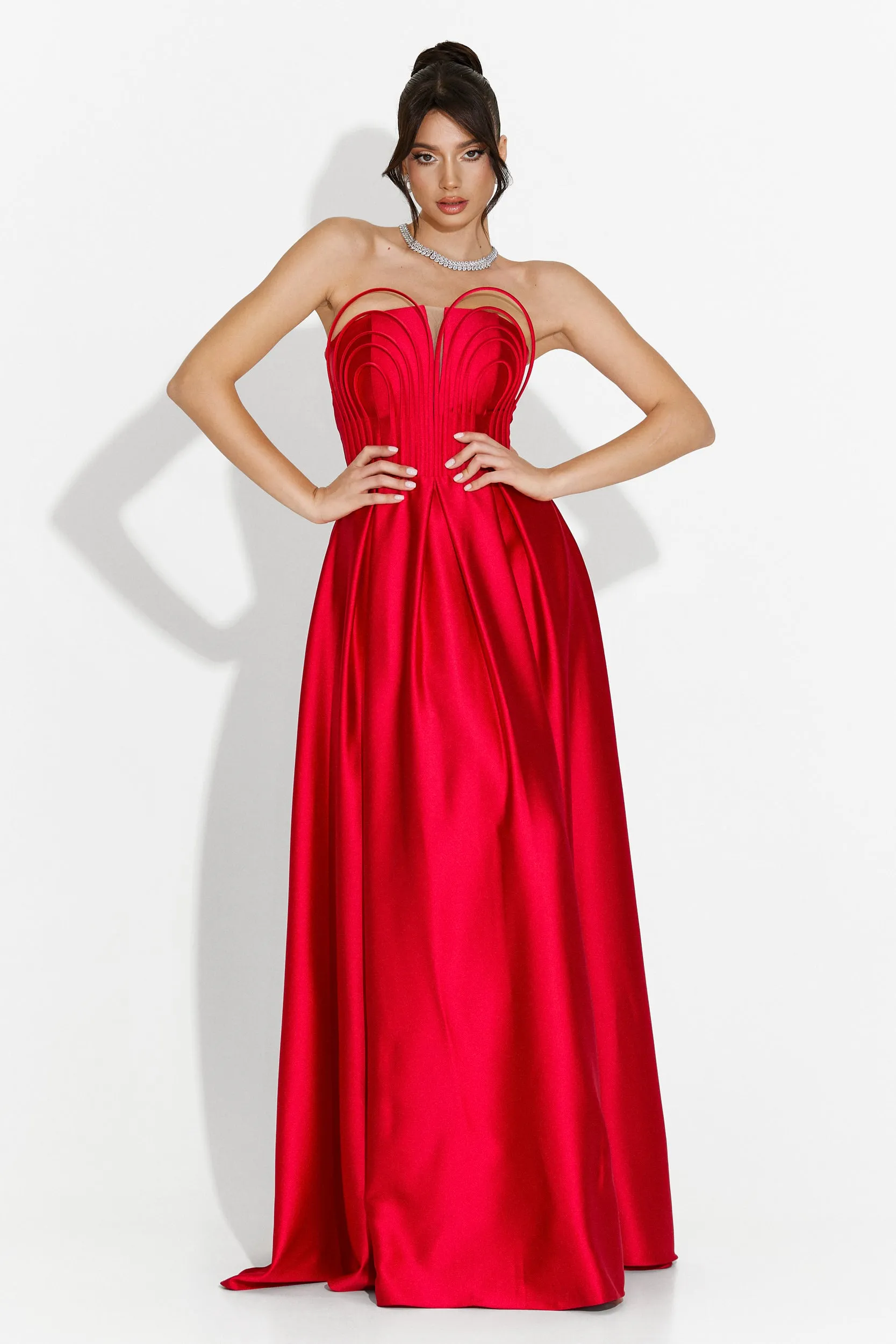Rochie dama lunga rosie Carlena Bogas sold by bogas product image thumbnail 5