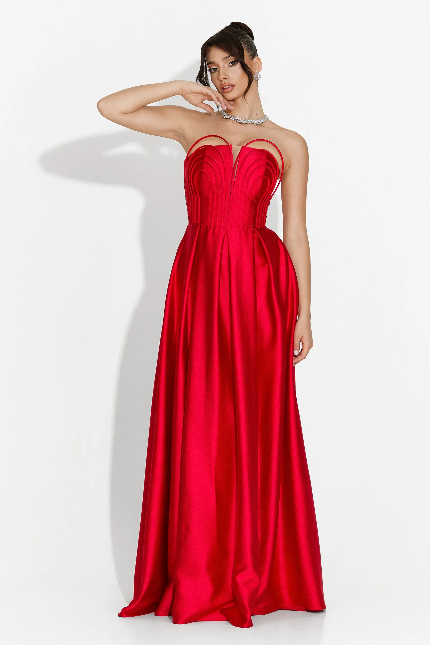 Rochie dama lunga rosie Carlena Bogas sold by bogas product image thumbnail 3