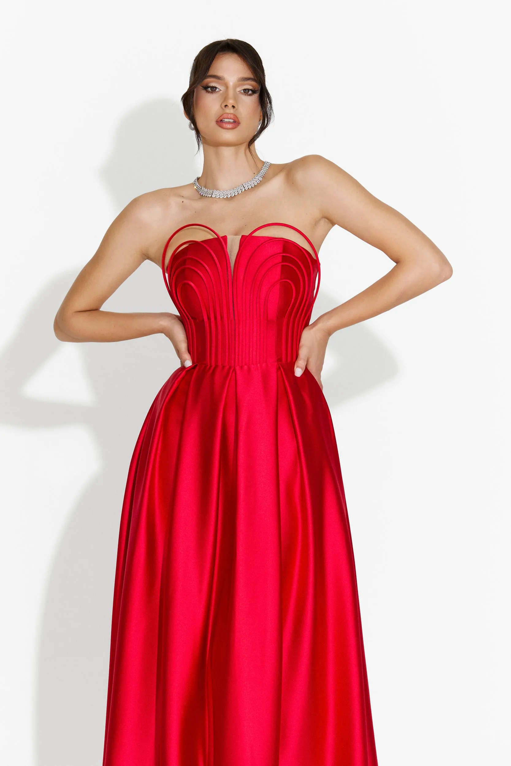 Rochie dama lunga rosie Carlena Bogas sold by bogas product image thumbnail 2