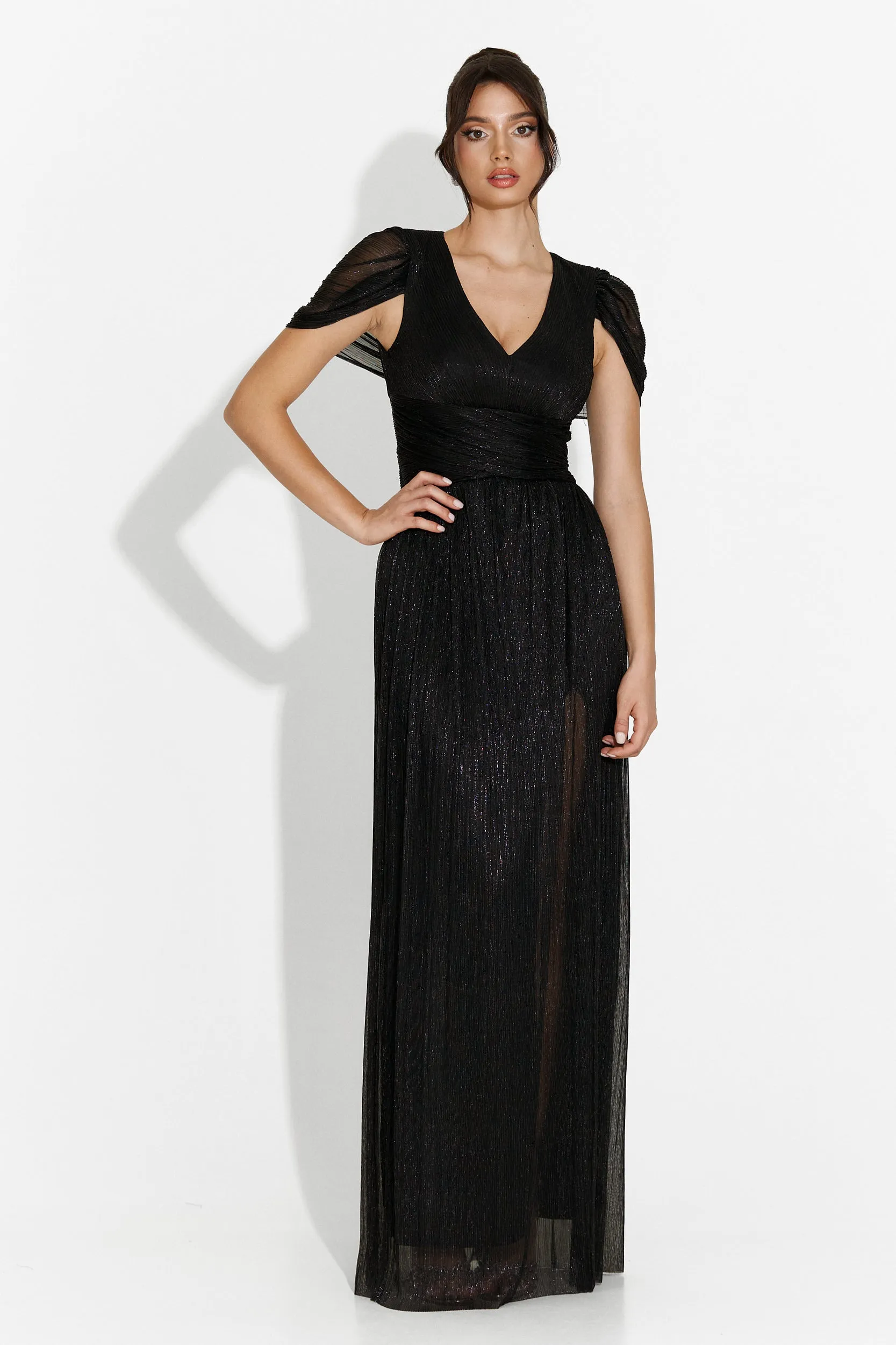 Rochie dama lunga neagra Kidy Bogas sold by bogas