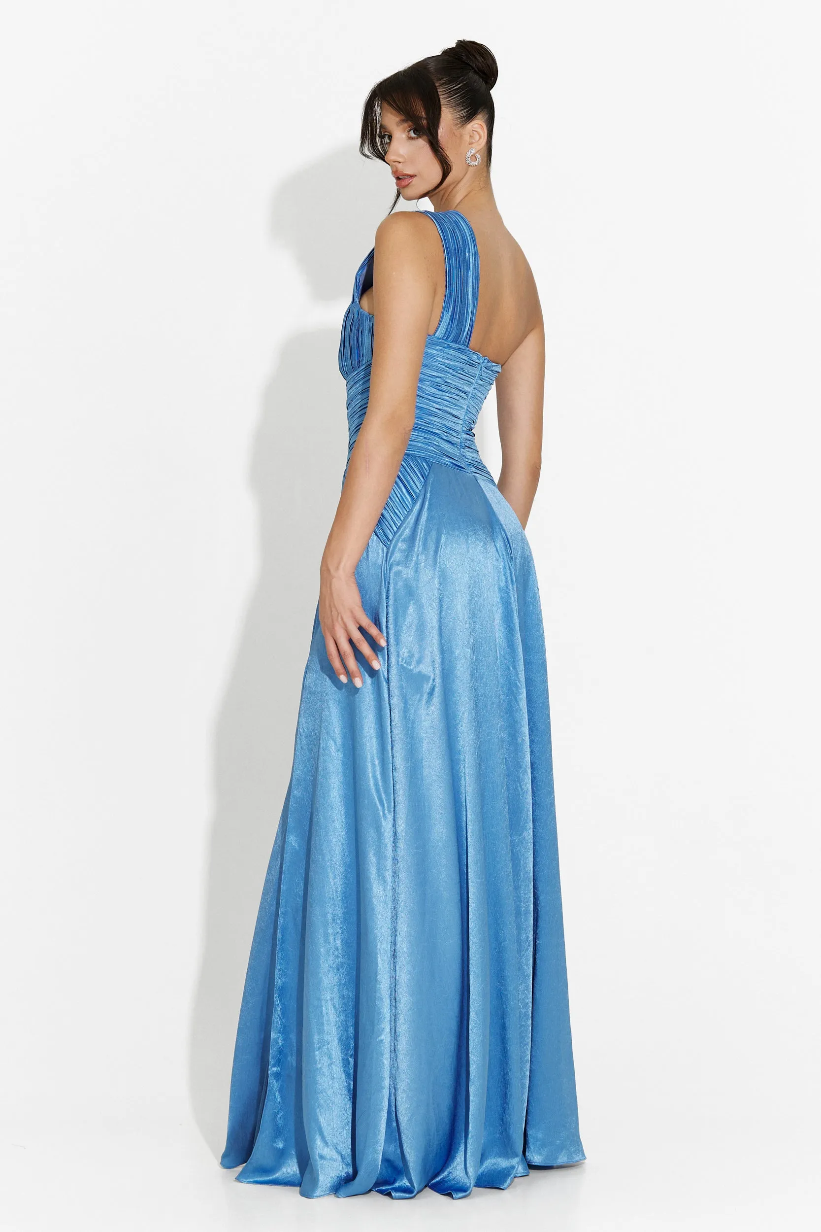 Rochie dama lunga bleu Kamilya Bogas sold by bogas product image thumbnail 3