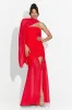 Rochie dama lunga rosie Vanasia Bogas sold by bogas