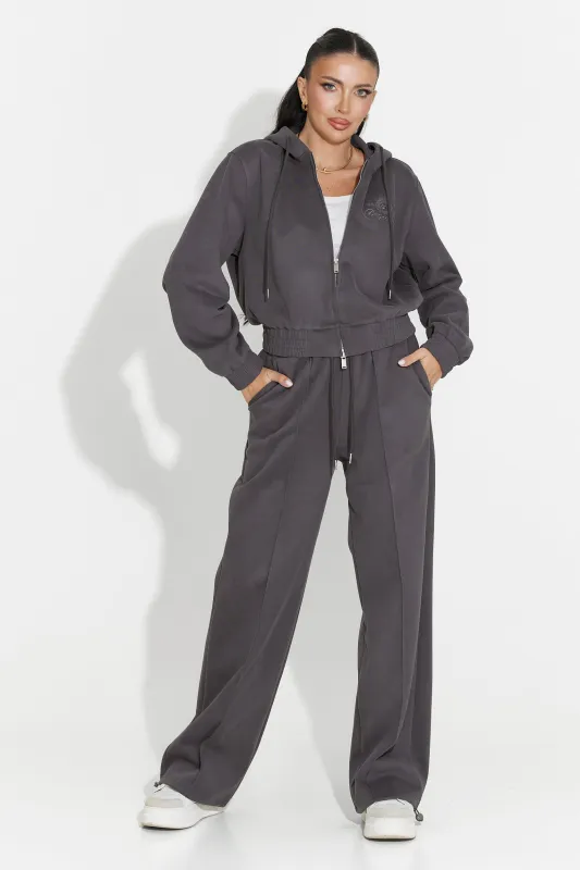 Trening dama casual gri inchis Lorisea Bogas sold by bogas