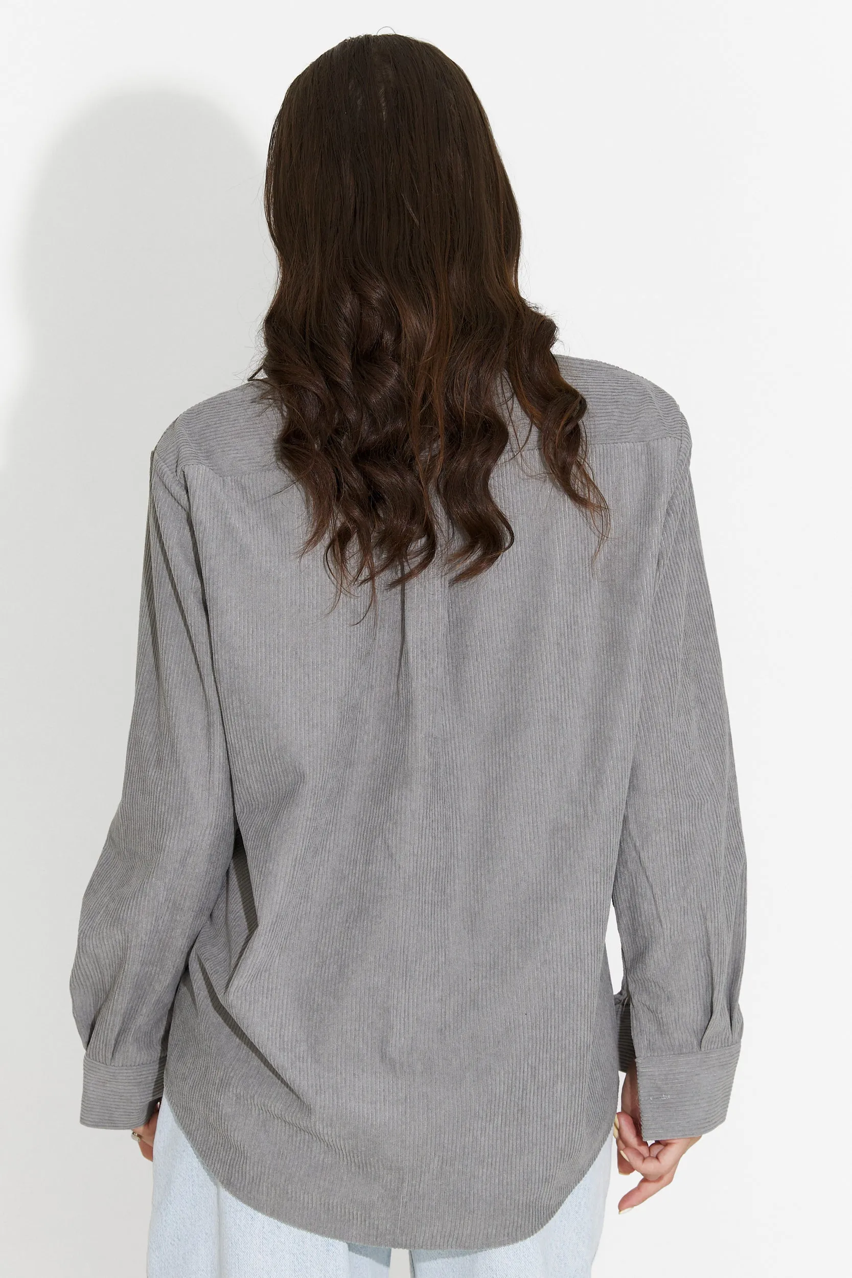 Camasa dama casual gri Deliora Bogas sold by bogas product image thumbnail 4