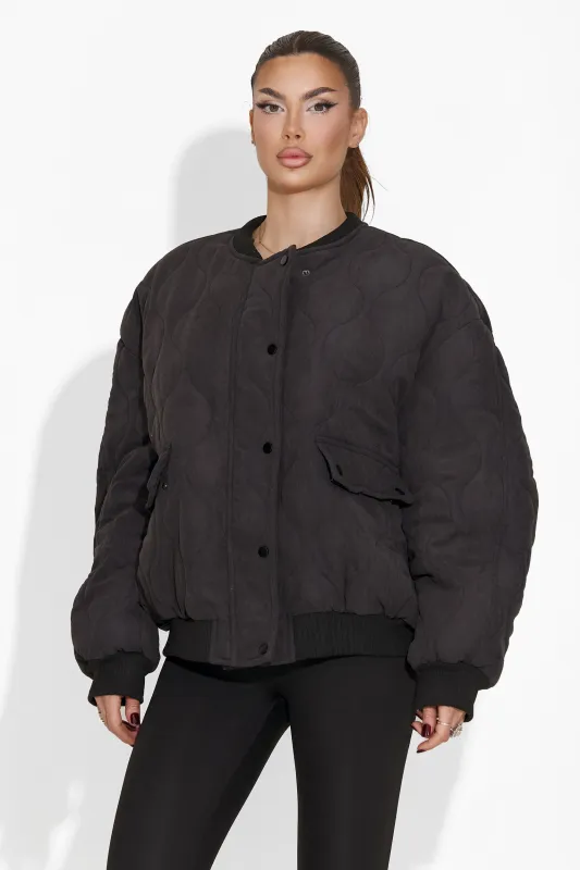 [Resigilat] Geaca dama casual neagra Winfrey Bogas sold by bogas