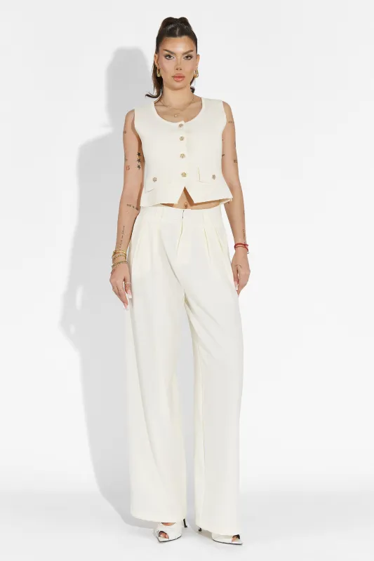 [Resigilat] Pantaloni dama casual bej Edward Bogas sold by bogas