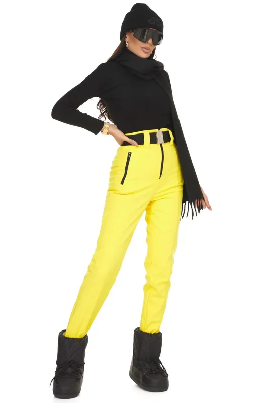 [Resigilat] Pantaloni ski dama galbeni Fabbri Bogas sold by bogas
