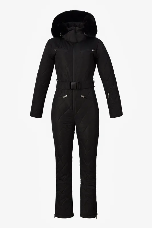 [Resigilat] Salopeta ski casual neagra Valene Bogas sold by bogas