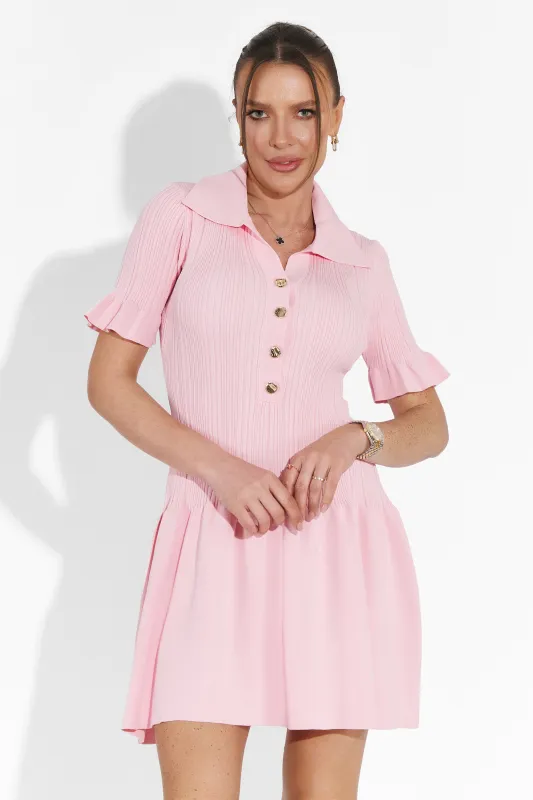 [Resigilat] Rochie dama scurta roz Disrup Bogas sold by bogas