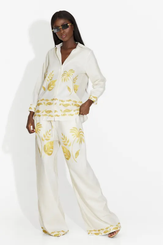 [Resigilat] Compleu cu pantaloni bej Didere Bogas sold by bogas