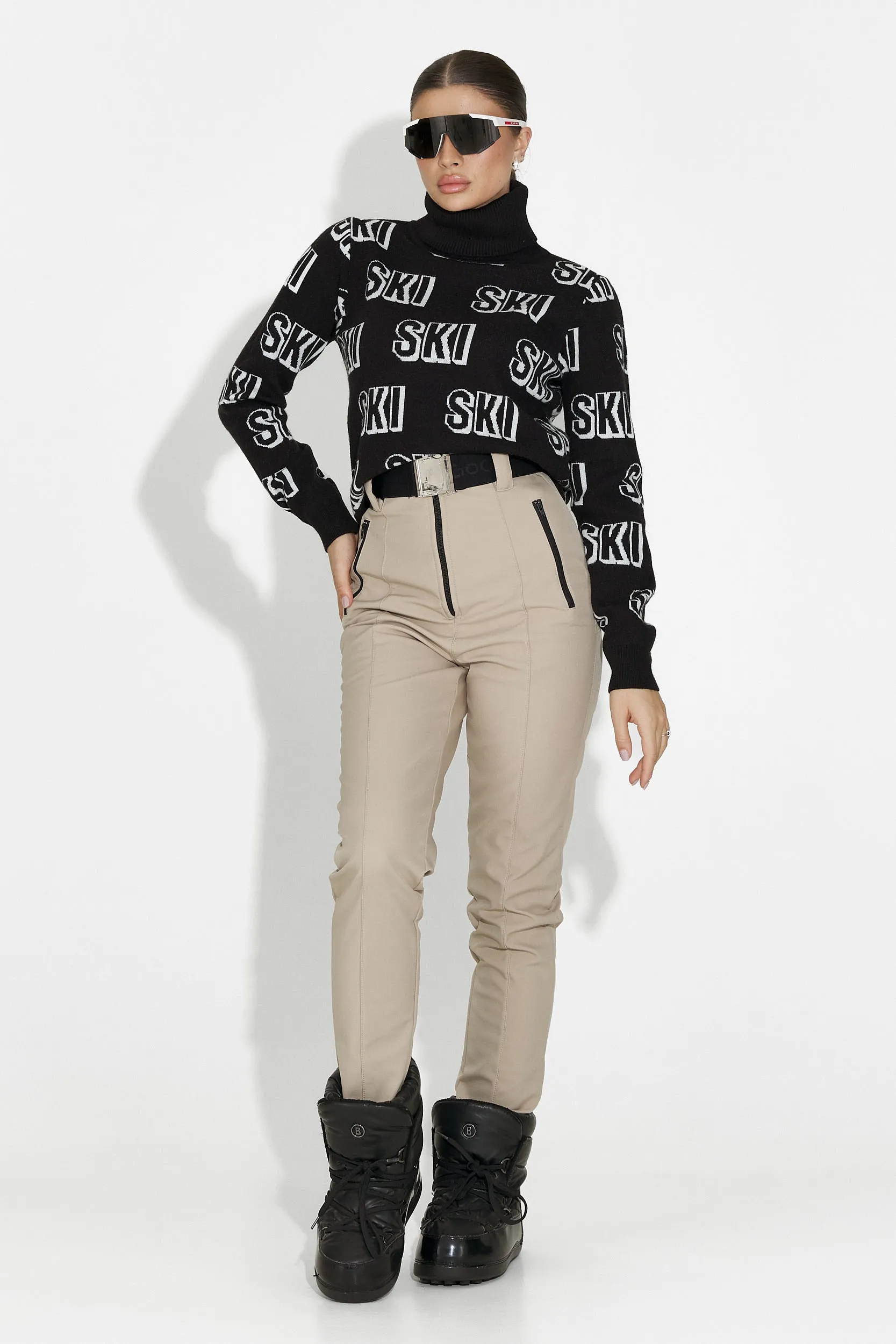 Pantaloni ski dama bej Daviria Bogas sold by bogas product image thumbnail 3