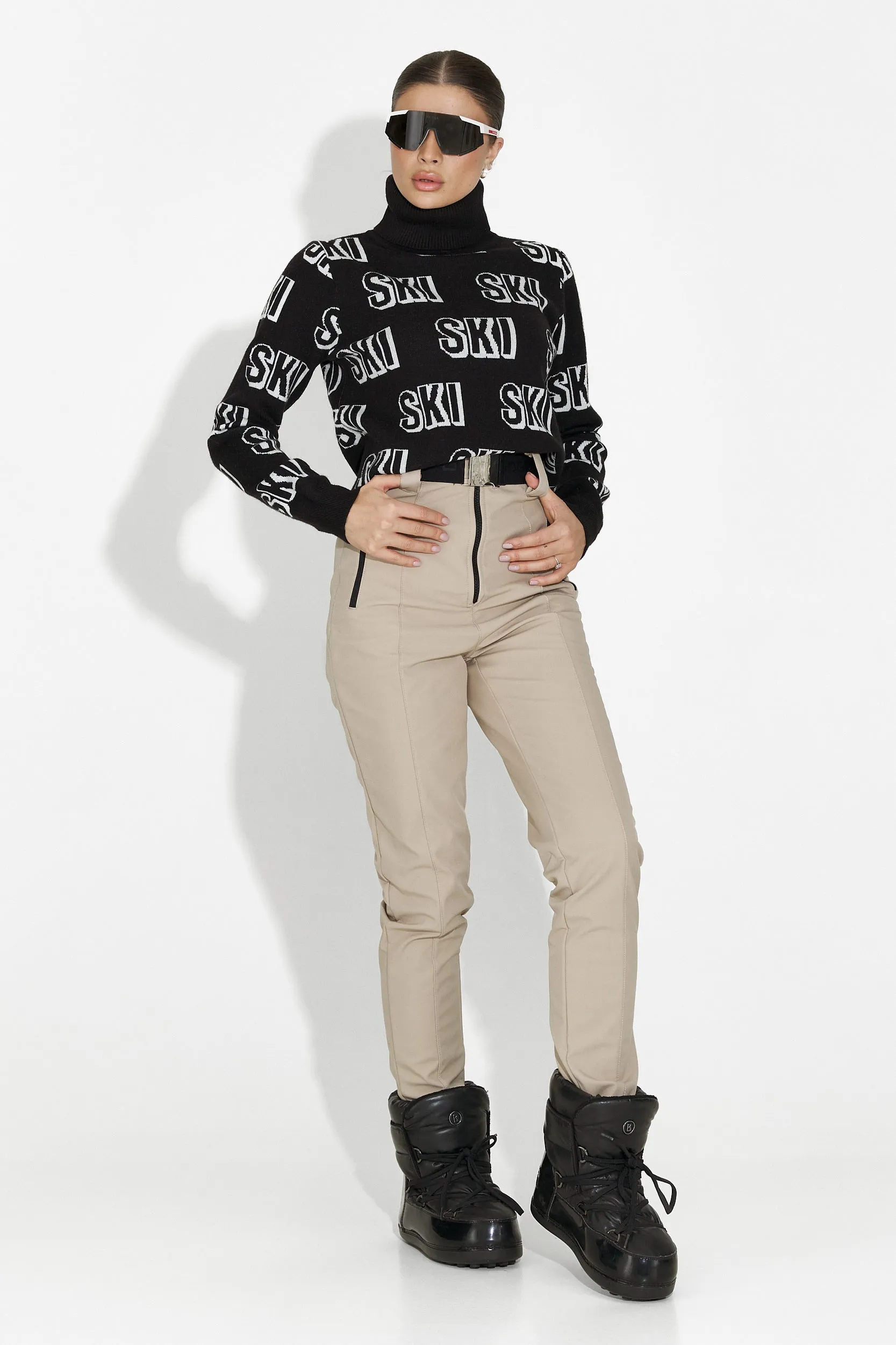 Pantaloni ski dama bej Daviria Bogas sold by bogas