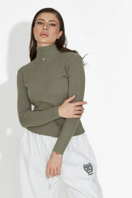 Helanca dama casual Kaki Invera Bogas sold by bogas