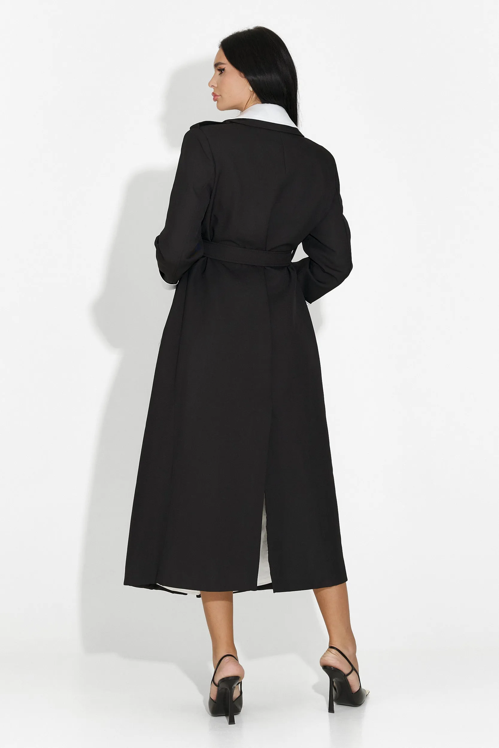 Palton dama elegant negru Nalira Bogas sold by bogas product image thumbnail 4