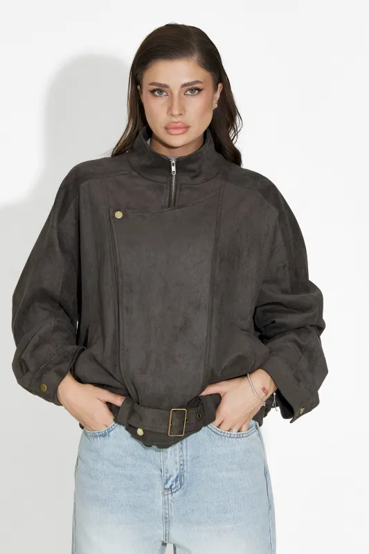 Geaca dama casual gri Ismoria Bogas sold by bogas