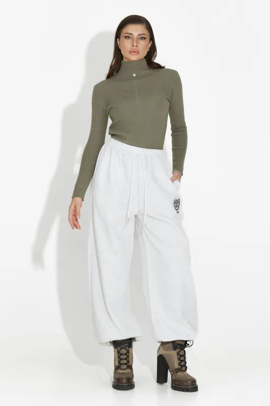 Pantaloni dama casual gri Novirene Bogas sold by bogas