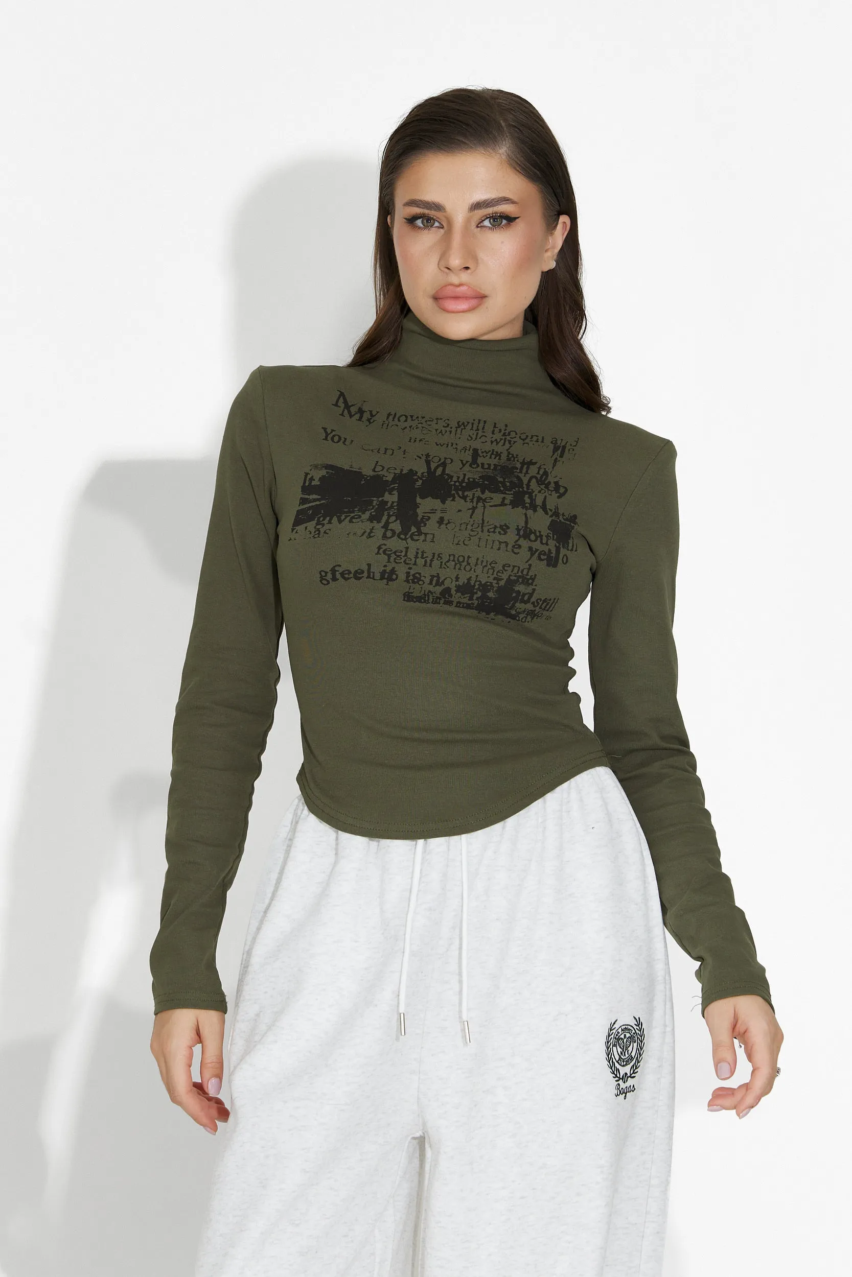 Helanca dama casual kaki Fenalya Bogas sold by bogas product image thumbnail 2