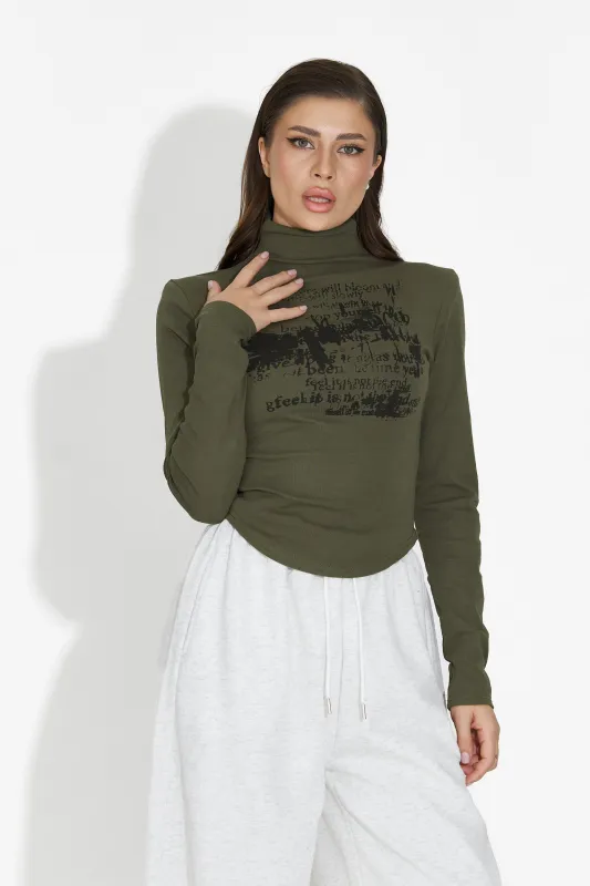 Helanca dama casual kaki Fenalya Bogas sold by bogas