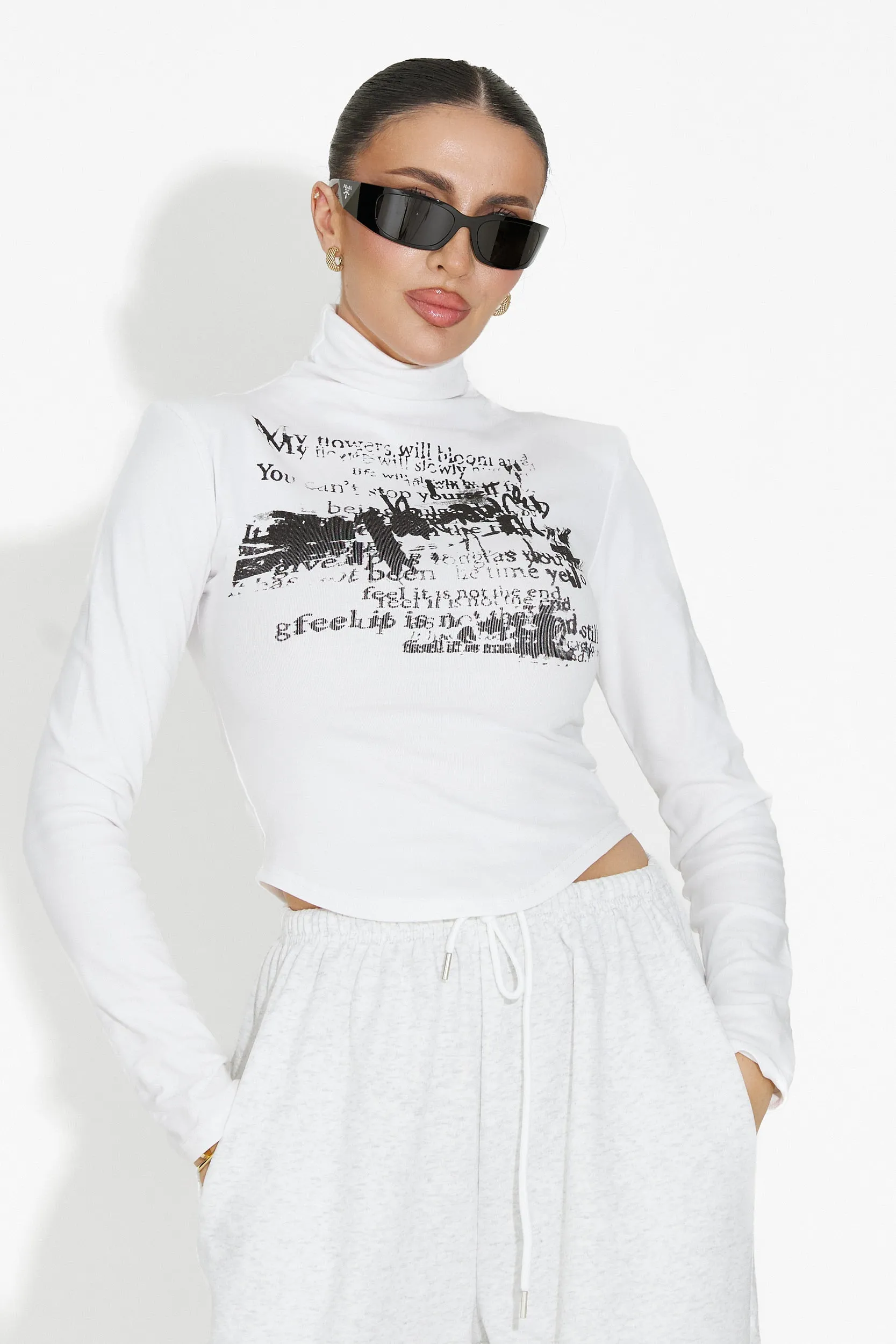 Helanca dama casual alba Fenalya Bogas sold by bogas