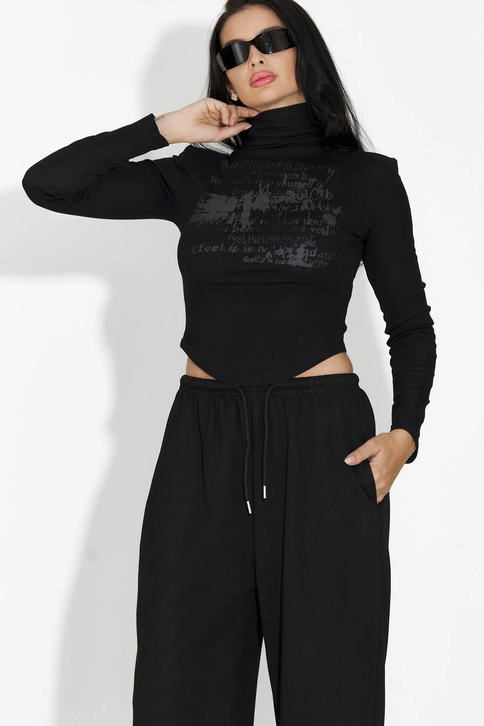 Helanca dama casual neagra Fenalya Bogas sold by bogas product image thumbnail 5