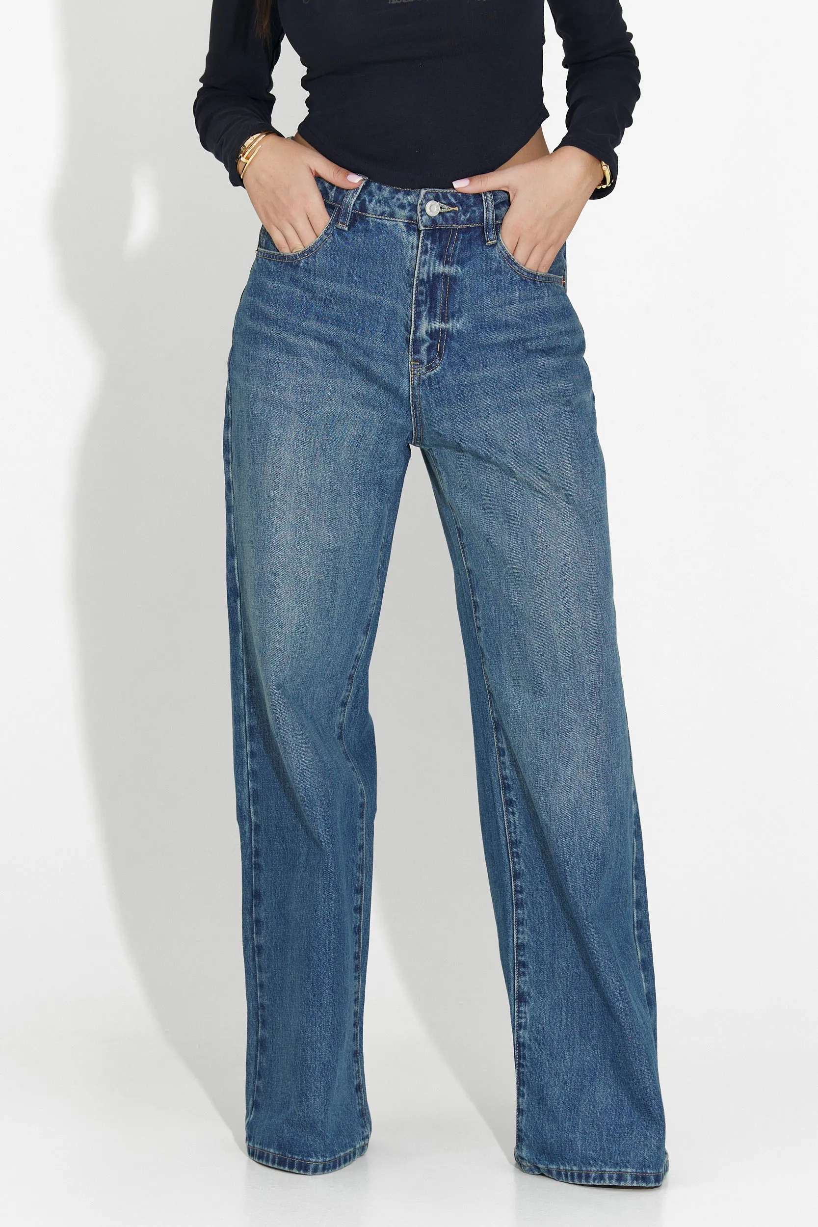 Blugi dama casual albastri Nuvya Bogas sold by bogas product image thumbnail 4