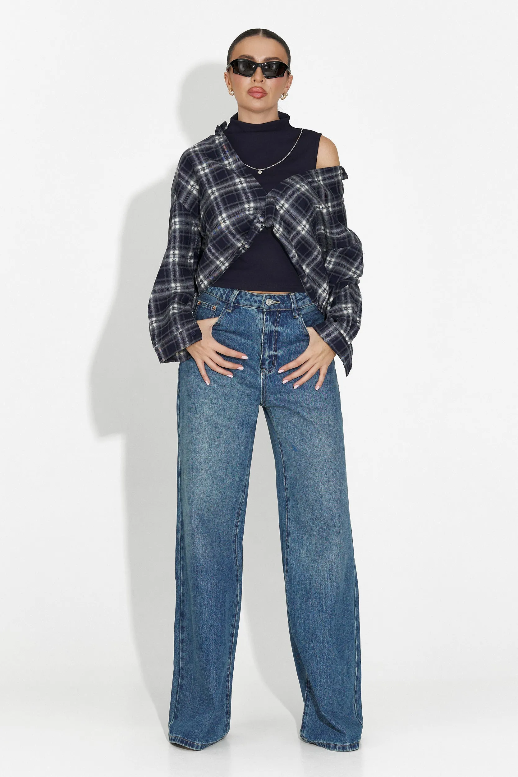 Blugi dama casual albastri Nuvya Bogas sold by bogas product image thumbnail 5