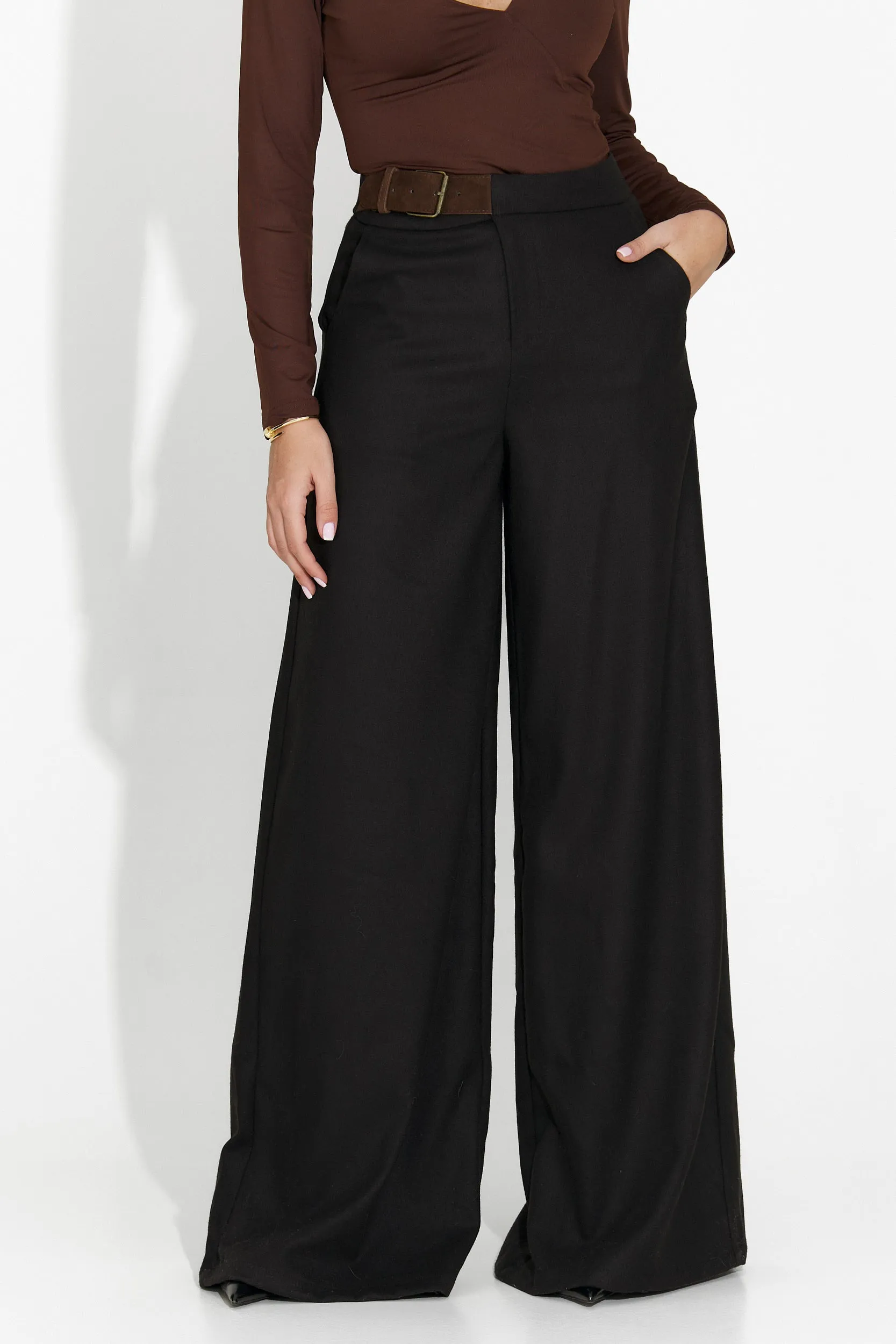 Pantaloni dama eleganti negri Velira Bogas sold by bogas product image thumbnail 3