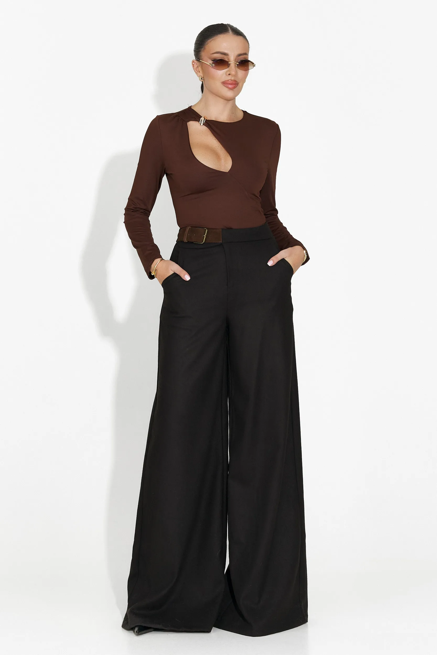 Pantaloni dama eleganti negri Velira Bogas sold by bogas product image thumbnail 4