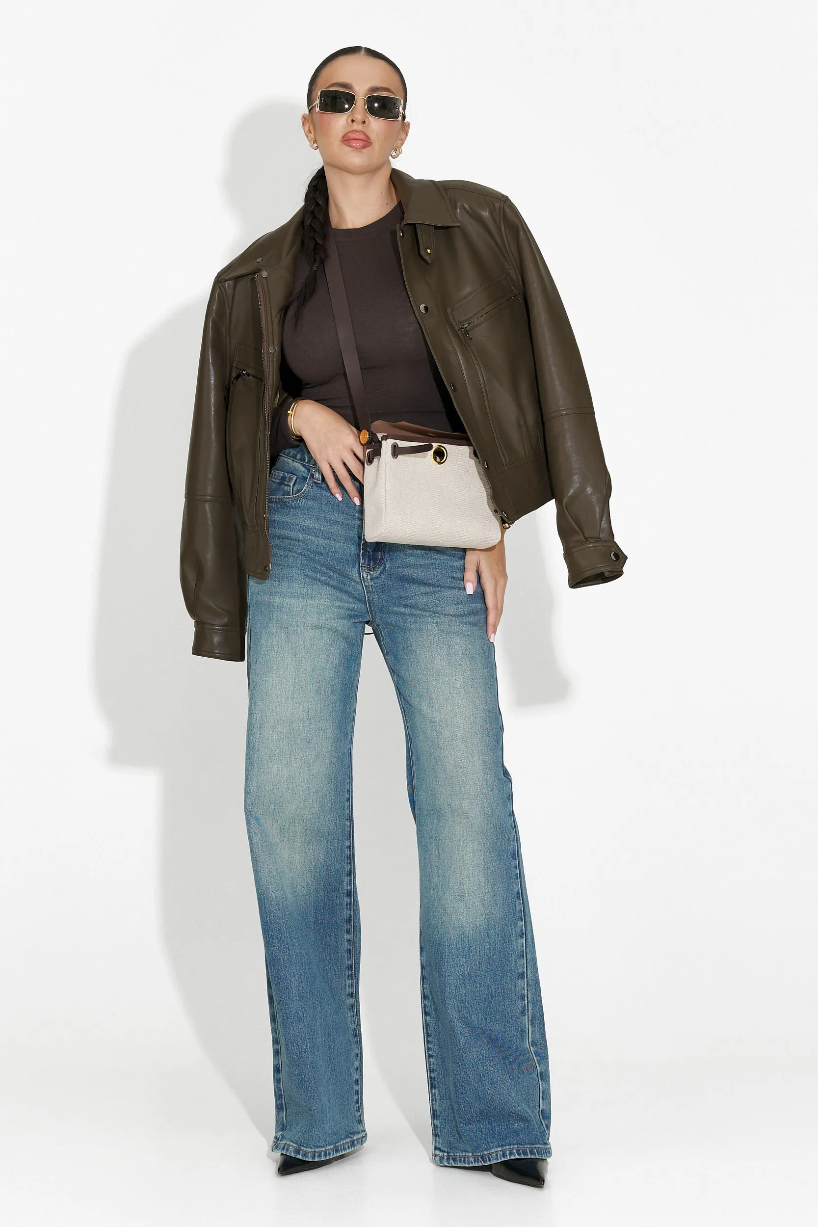 Geaca dama casual kaki Giselia Bogas sold by bogas product image thumbnail 4