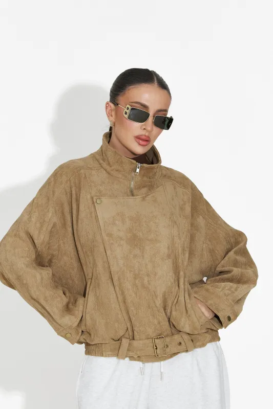 Geaca dama casual bej Ismoria Bogas sold by bogas