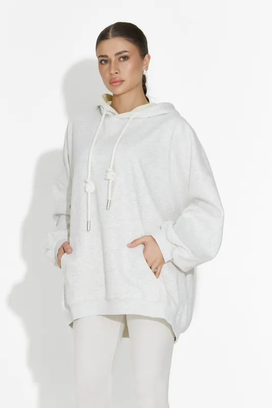 Hanorac dama casual gri Noblesa Bogas sold by bogas