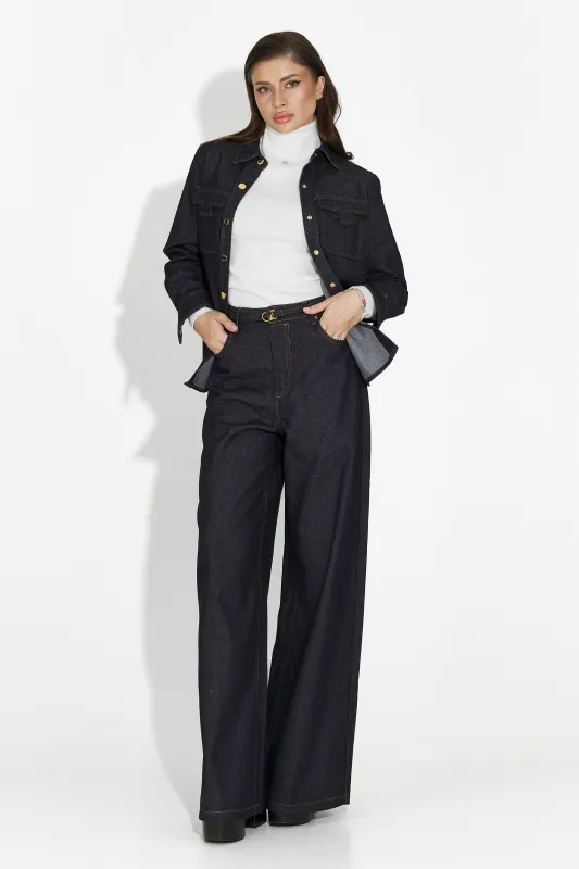 Blugi dama casual bleumarin Flovira Bogas sold by bogas