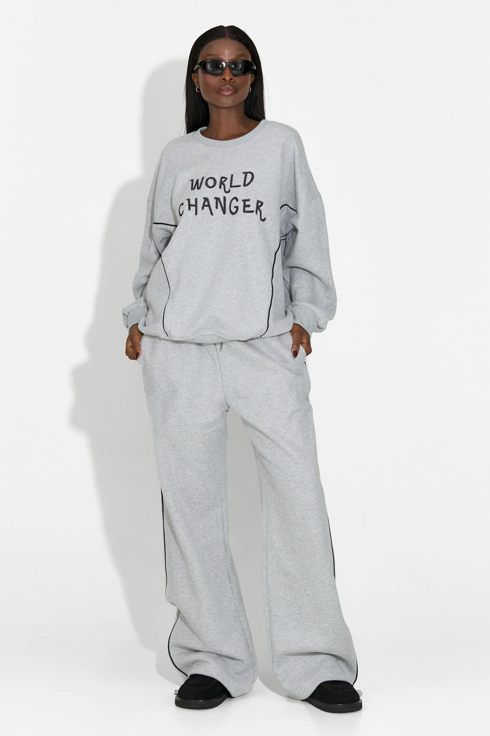 Trening dama casual gri Pavora Bogas sold by bogas product image thumbnail 3