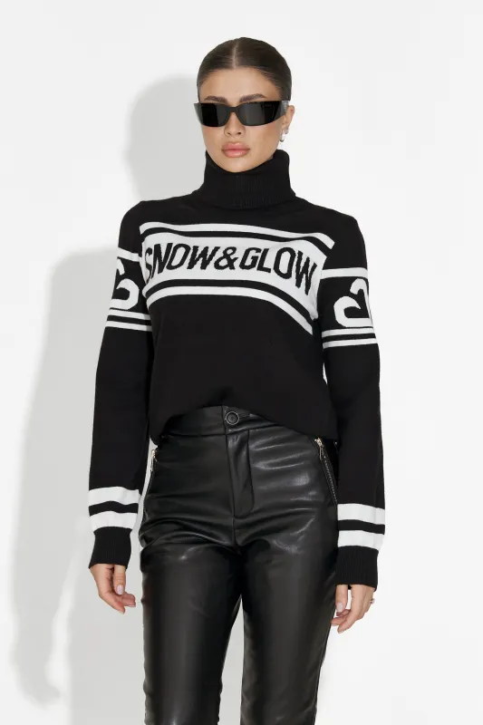 Pulover ski dama negru Clyra Bogas sold by bogas