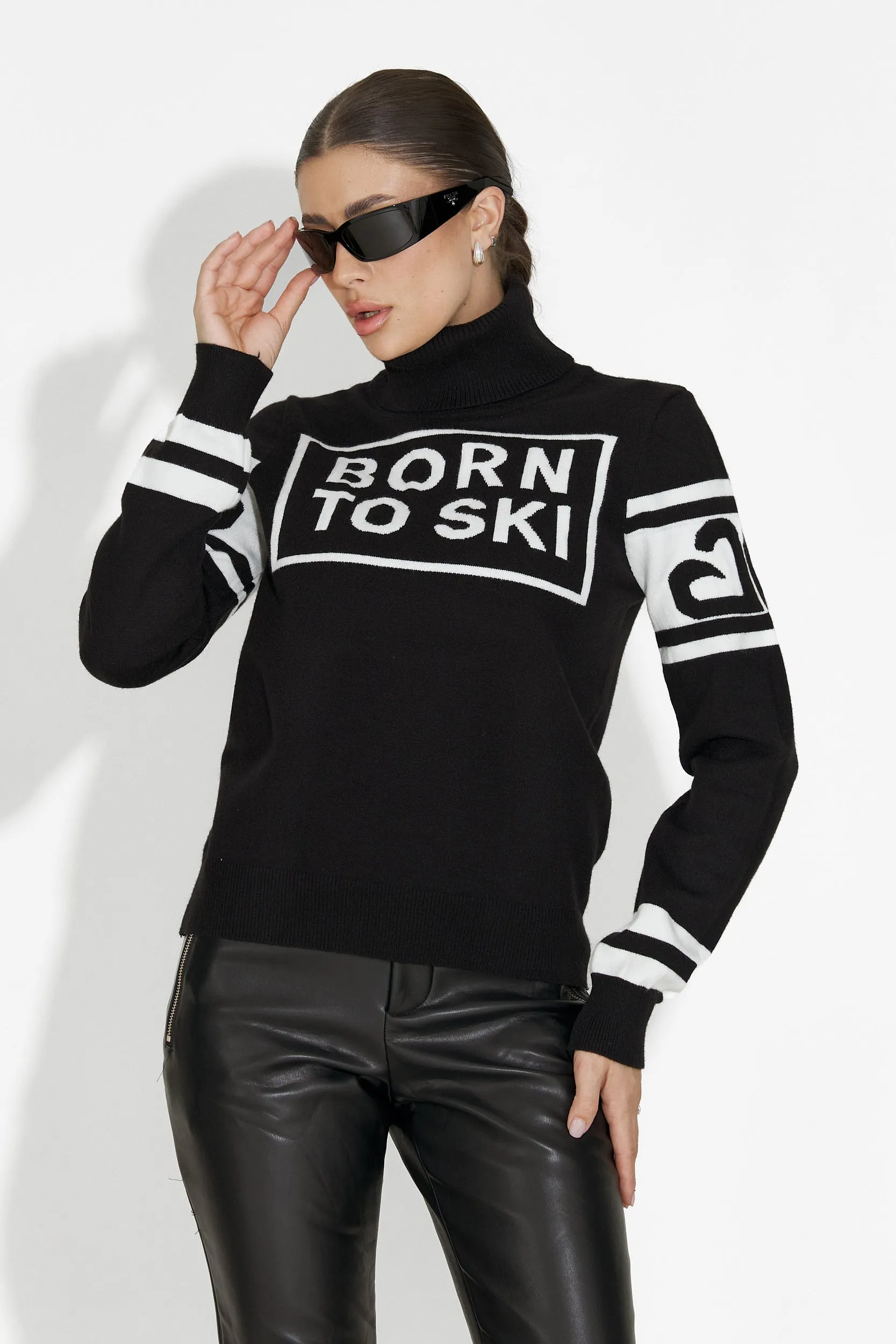 Pulover ski dama negru Delyra Bogas sold by bogas product image thumbnail 4