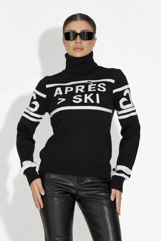 Pulover ski dama negru Sonira Bogas sold by bogas