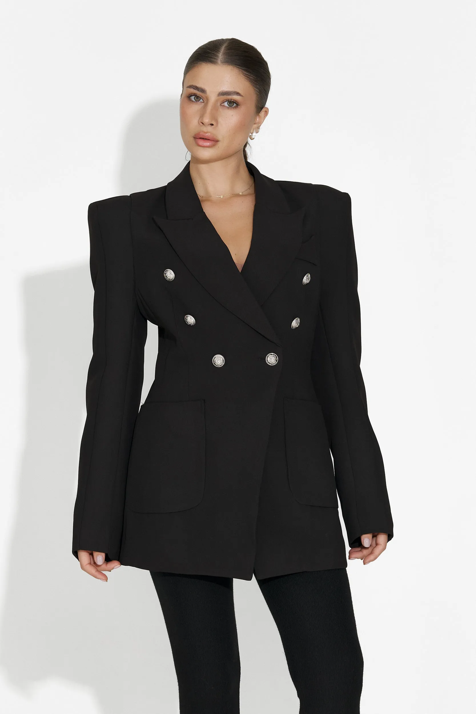 Sacou dama elegant negru Nevea Bogas sold by bogas