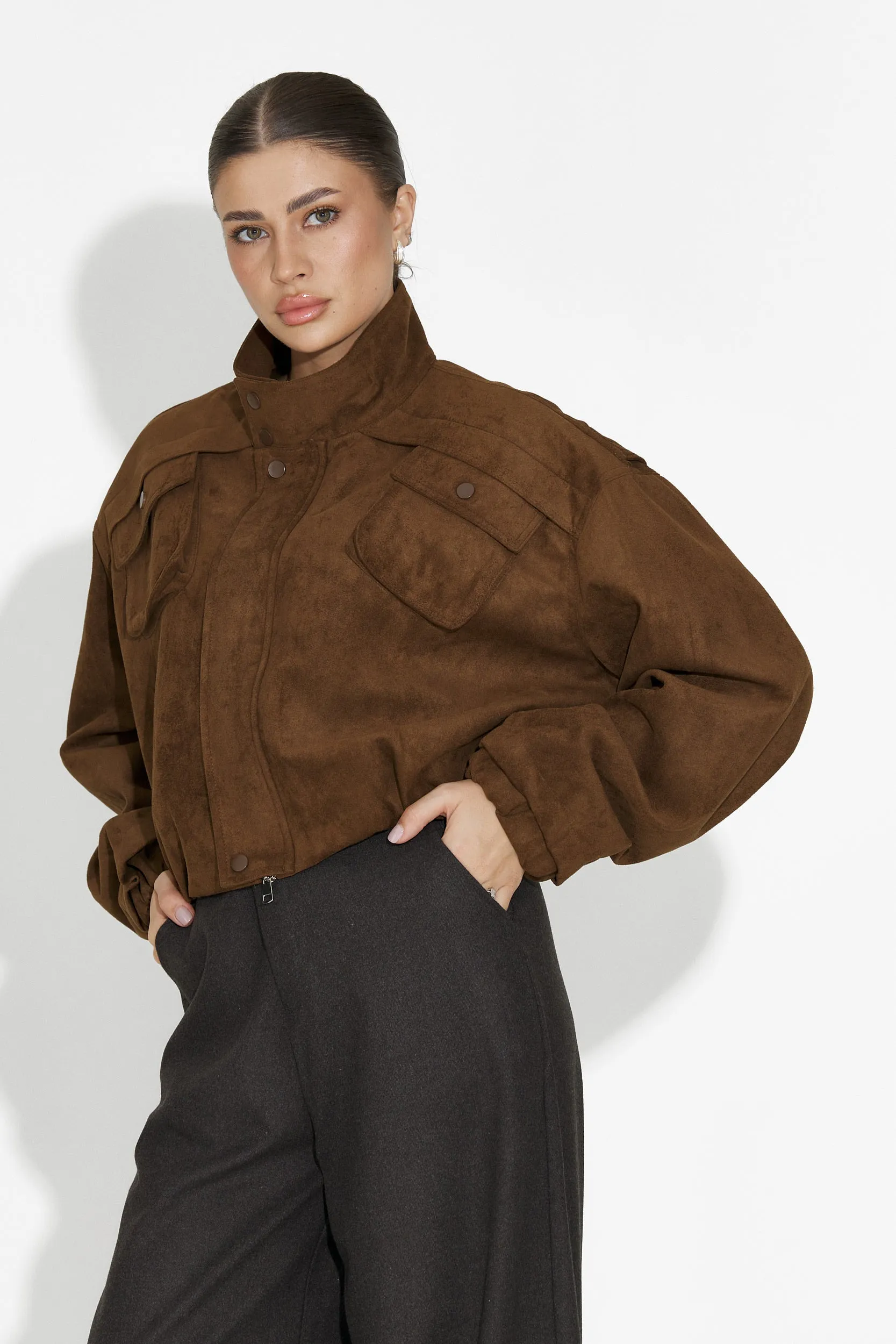 Jacheta dama casual maro Trinidad Bogas sold by bogas product image thumbnail 3