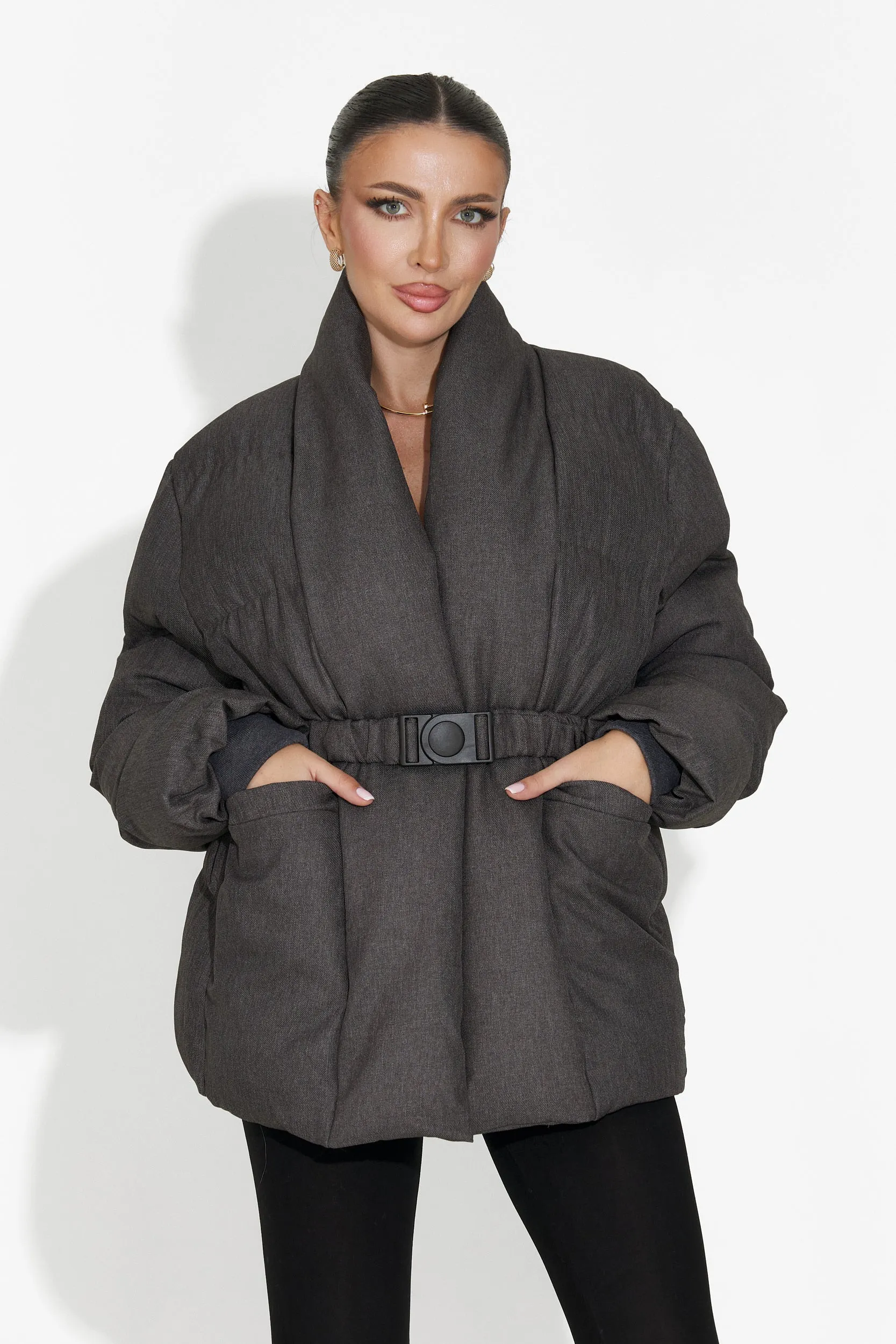 Geaca dama gri Kathea Bogas sold by bogas product image thumbnail 4