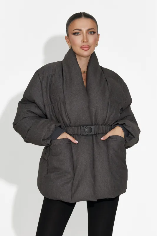 Geaca dama gri Kathea Bogas sold by bogas