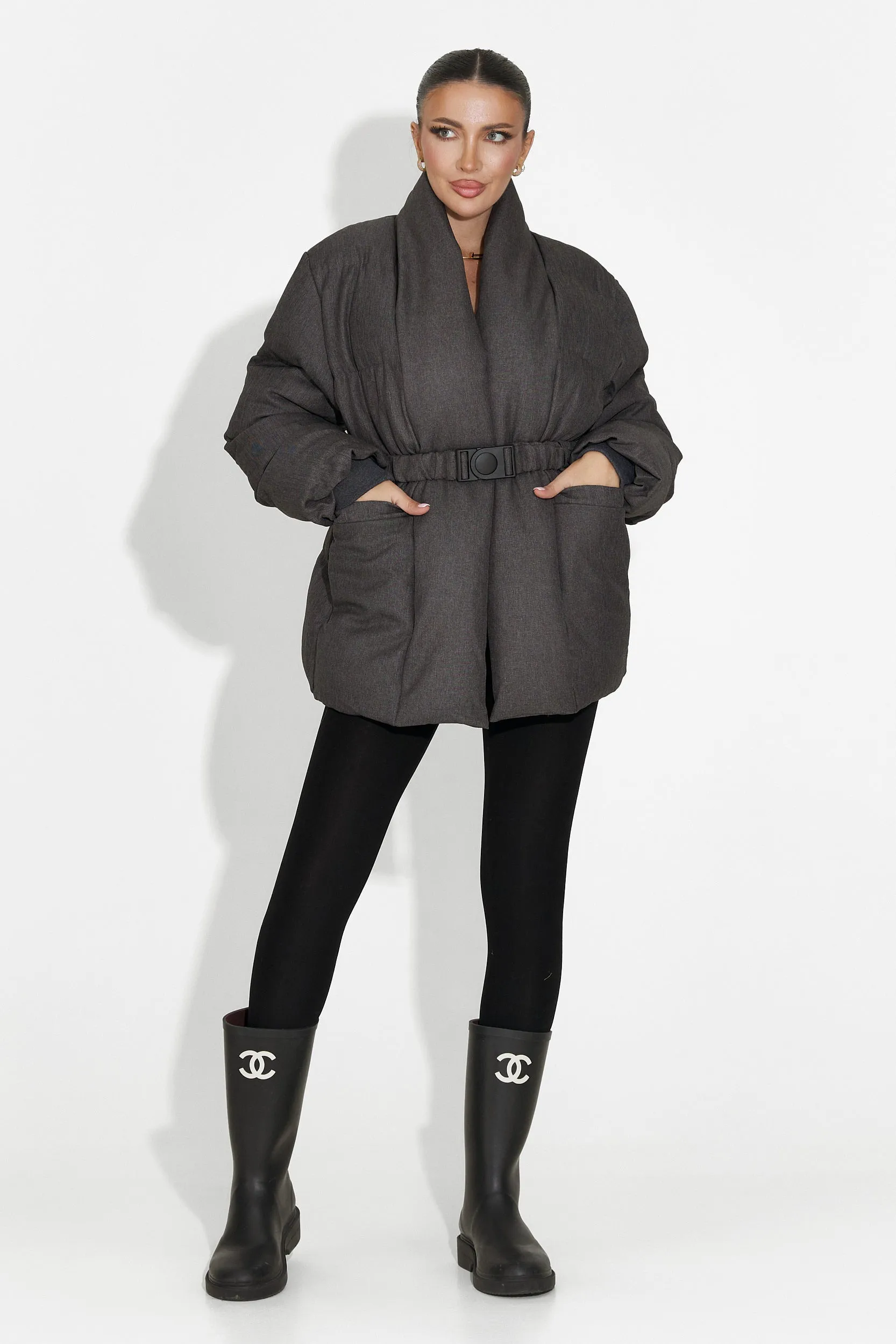 Geaca dama gri Kathea Bogas sold by bogas product image thumbnail 3