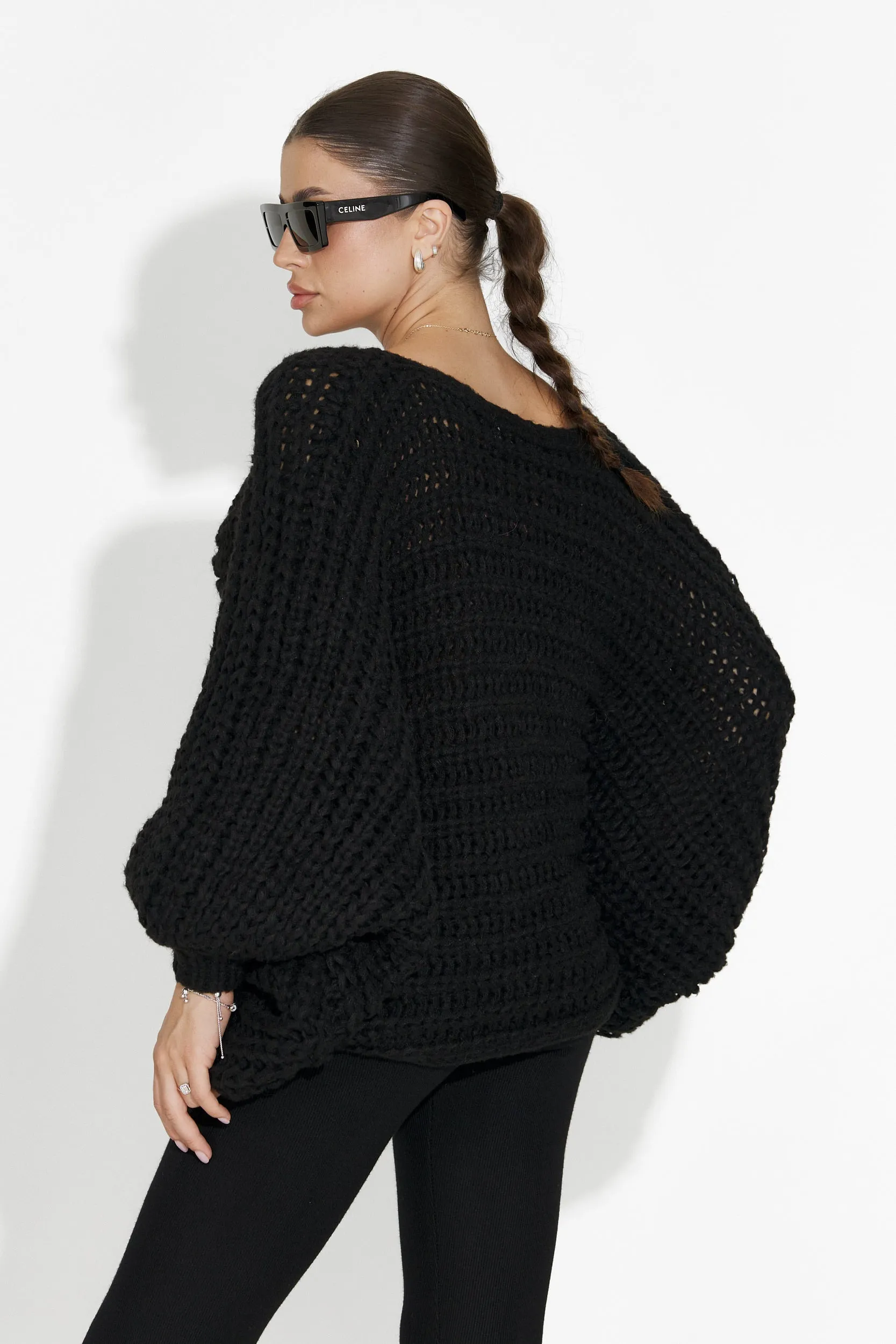 Pulover dama casual negru Raviana Bogas sold by bogas product image thumbnail 2