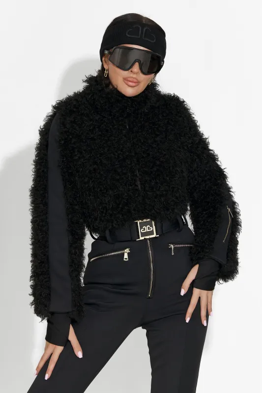 Salopeta ski casual neagra Alycia Bogas sold by bogas