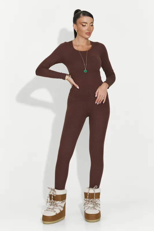 Compleu dama underwear maro Dominia Bogas sold by bogas