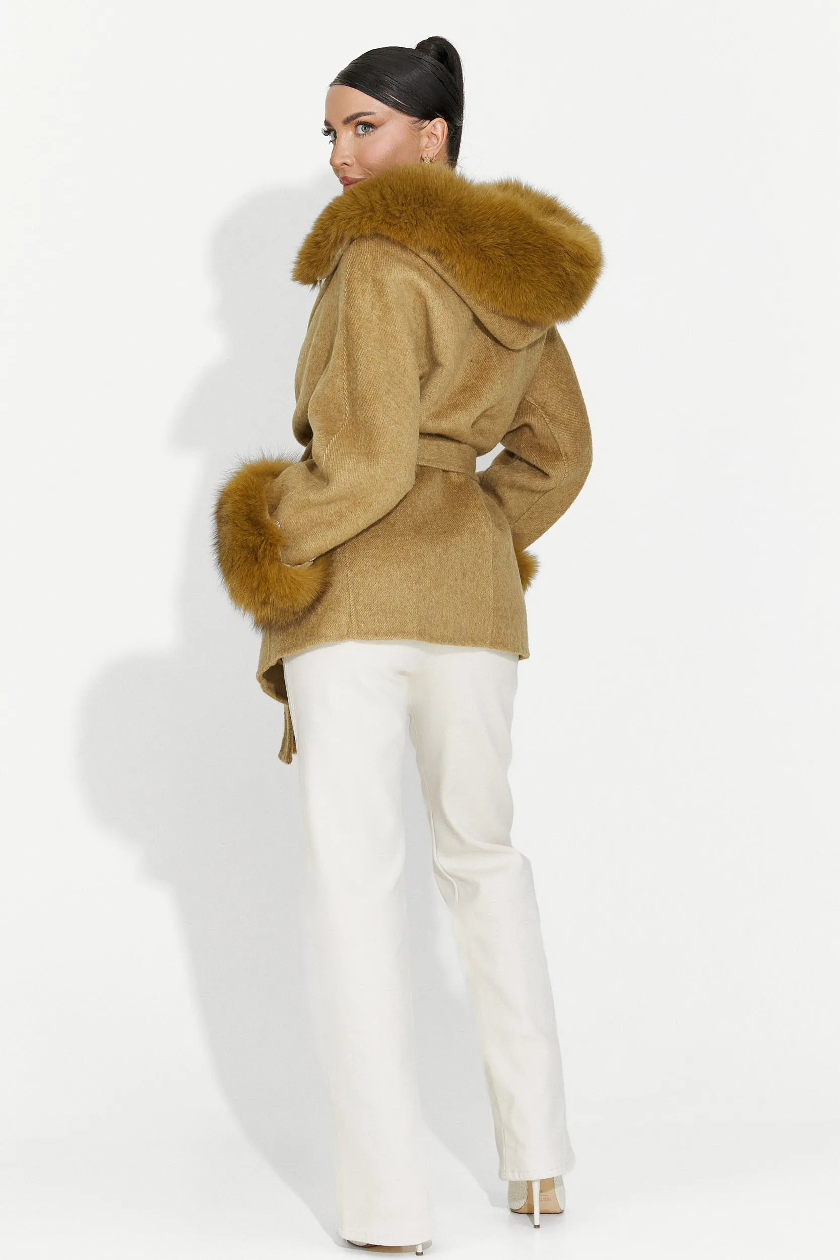 Palton dama elegant maro Betina Bogas sold by bogas product image thumbnail 2